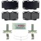 Bosch Blue Disc Brak Disc Brake Pads, Be799H BE799H - alternate 2